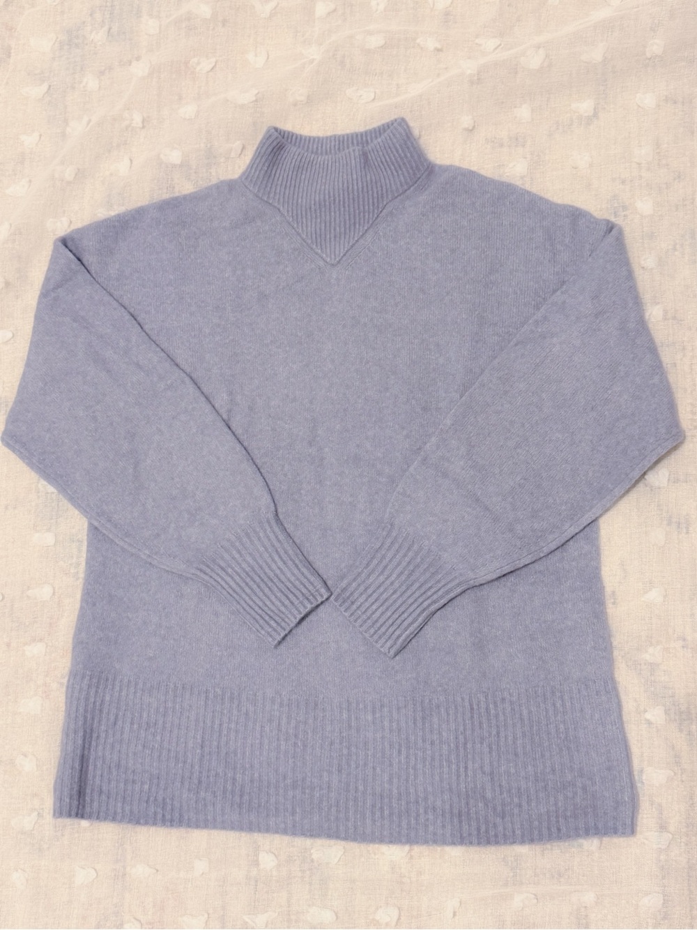 New! Everlane Soft Wool Blue Gray Sweater